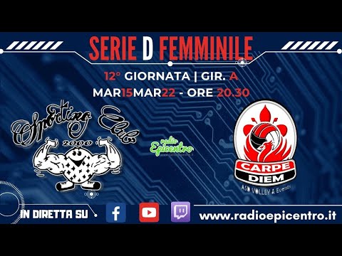 Sporting Club 2000 VS Carpe Diem | Volley Serie D Femminile | Gir. A | Giornata 12