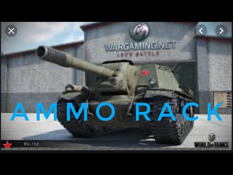 Wot a Blitz- ISU 152 (AMMO RACK- [Sent from a Friend])