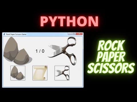 Python Project Tutorial How To Create A Rock Paper Scissors Game Using Tkinter With Source Code