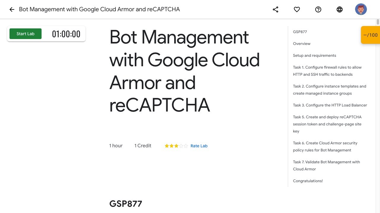 Bot Management with Google Cloud Armor and reCAPTCHA GSP877