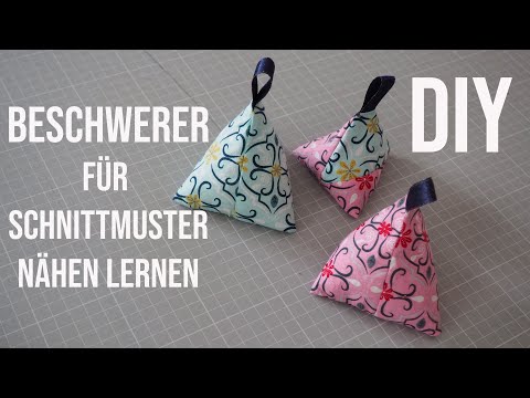 Learn to sew a pattern weight and fixing weight - beginner project - DIY with Anna's sewing school