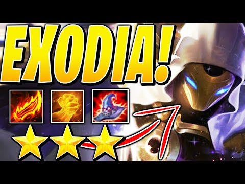 KASSADIN ⭐⭐⭐ EXODIA 6 CELESTIAL! - SET 3 Teamfight Tactics TFT Strategy Galaxies Guide Best Comp