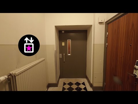 Stockholm, SWE: Epic Motor - Old Hissmontering Traction Elevator at Hagagatan 6