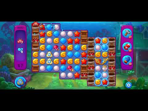 Fishdom Very Hard level 11042 no boosters フィッシュダム ベリーハード