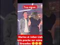 Marine et Julien Lieb très complices à Bruxelles #Marine #julien #staracademy #bruxelles #tournée