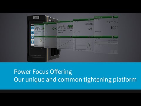 Atlas Copco | Power Focus Offering: our unique and common tightening platform