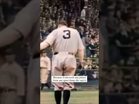 Babe Ruth wouldn't last 2 seconds in today's MLB! #shorts #baberuth #yankees