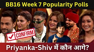 Bigg Boss 16 Week 7 Popularity Polls Priyanka Shiv में तगड़ी टक्कर