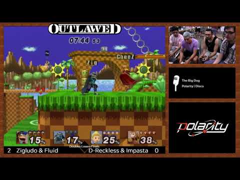 Outlawed 17 - Zigludo + Fluid vs D-Reckless + Impasta - Doubles Losers Finals