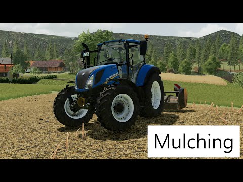 Mulching with the New Holland T5 | UTH22