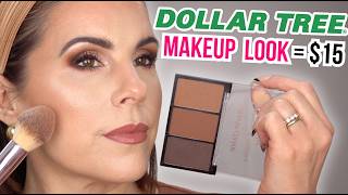 Full Face of Dollar Tree Makeup | $1.25 Products Only!