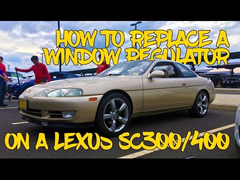 How To Replace A Window Regulator | 1994 Lexus SC300/SC400