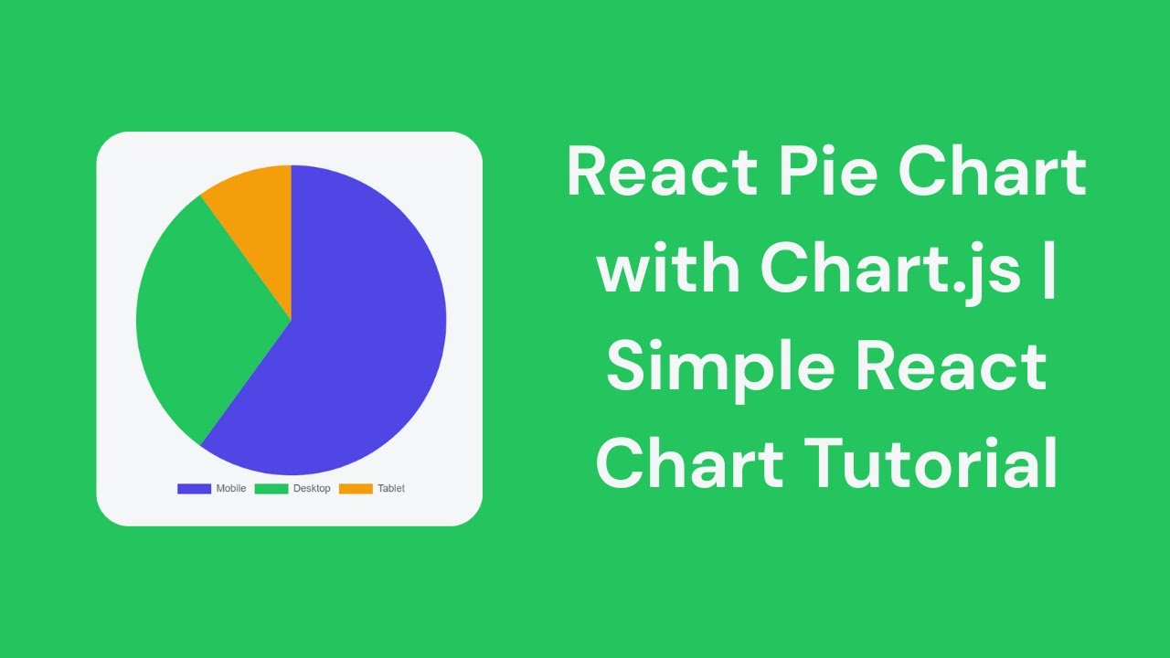 React Pie Chart with Chart.js | Simple React Chart Tutorial