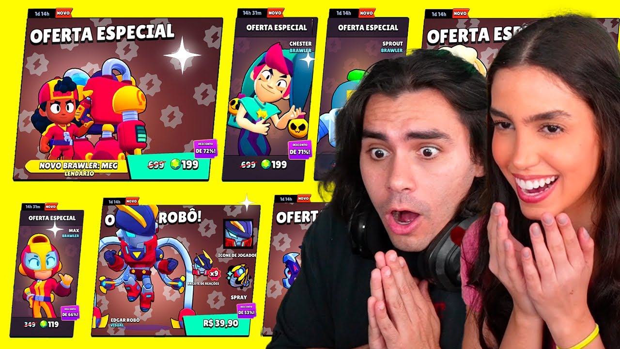 ZERANDO AS OFERTAS ESPECIAIS DA LOJA DO BRAWL STARS!!