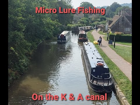 Micro lure fishing on the Kennet and Avon canal