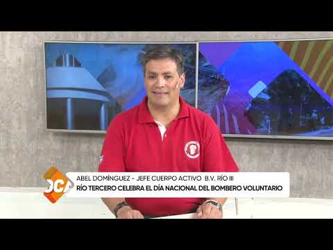 Río Tercero celebra el día nacional del bombero voluntario, Abel Dominguez