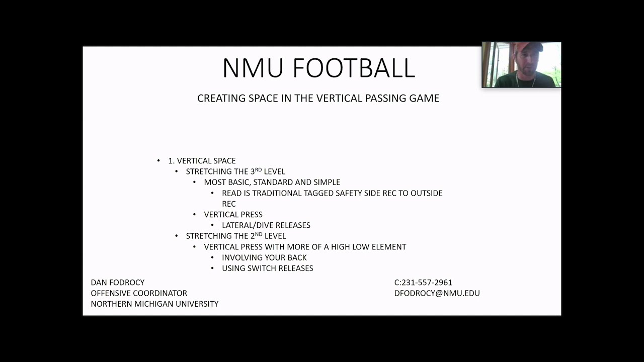Creating Space In The Vertical Passing Game - Daniel Fodrocy - Northern Michigan Univ.