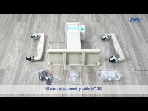 Installation video of slit lamps S260/S260S with AT-20 table