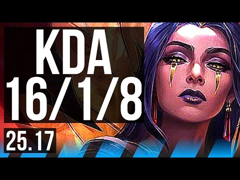 LEBLANC vs YASUO (MID) | 16/1/8, 10 solo kills, Legendary | KR Master | 25.17