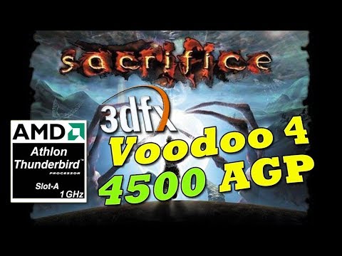 Sacrifice (Shiny Entertainment, 2000) - Gameplay 3dfx Voodoo 4 4500 AGP