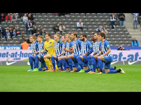 Hertha Berlin players ‘take a knee’ in solidarity with NFL protests
