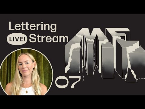 Hoodzpah Lettering Live Stream "We Not Me" Pt 2