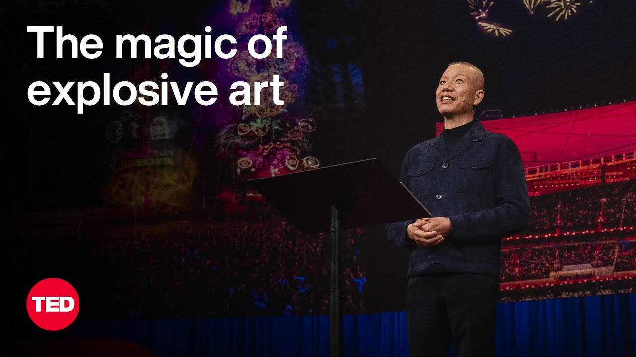 A Firework Ladder to the Sky — and the Magic of Explosive Art | Cai Guo-Qiang | TED