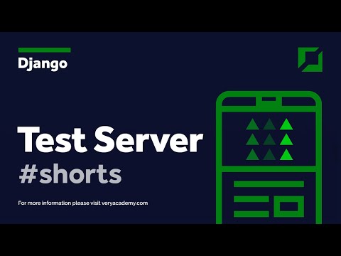 Django #Shorts  Using a Test Server thumbnail