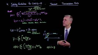 Safety guideline for COVID-19: Transient transmission rate