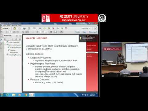 ECE 804 - Dr Sandra Kuebler - From Text to Underlying Opinions