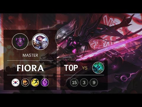 Fiora Top vs Hecarim - KR Master Patch 9.6