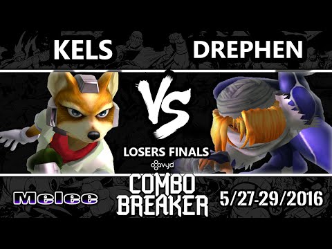 CB2016 - Kels (Fox) Vs. Drephen (Sheik) SSBM Losers Finals - Smash Melee