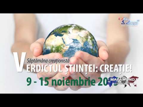 Saptamana tematica "Verdictul stiintei: Creatie!" la Alfa Omega TV - 9-15 noiembrie 2015 - reportaj