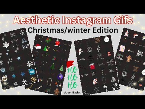 30+ Aesthetic Instagram Gifs | Winter Special Gif |🎄Special Christmas edition Christmas Gif keywords
