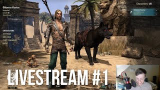 Livestream 1 - The Monkey is Canon - Playing Elder Scrolls Online as Lucien Flavius' Ancestor
