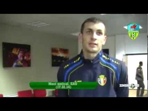 Stefan Burghiu (INTERVIEW after, post match) Moldova - Sweden 1-2 (17.01.14) Friendly UAE