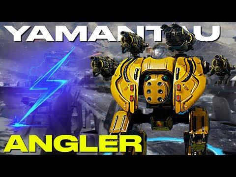 NEW Savage Angler Tank On NEW Yamantau… Gameplay - ELECTRIC Storm Ability | War Robots