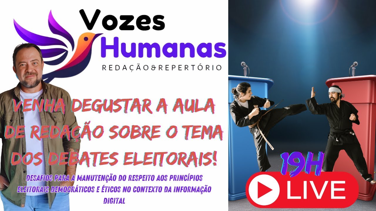 Como fazer redação sobre jogos de azar e apostas? E sobre os debates eleitorais? Links na descrição!