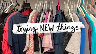 staying home and trying *new* things