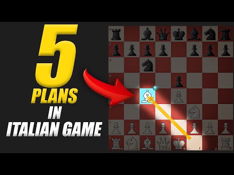 5 WINNING Attacking PLANS in the Italian Game for White
