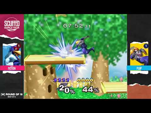 Fiction (Falco) vs. Plup (Sheik) | Scuffed World Tour Melee Winners Round of 16