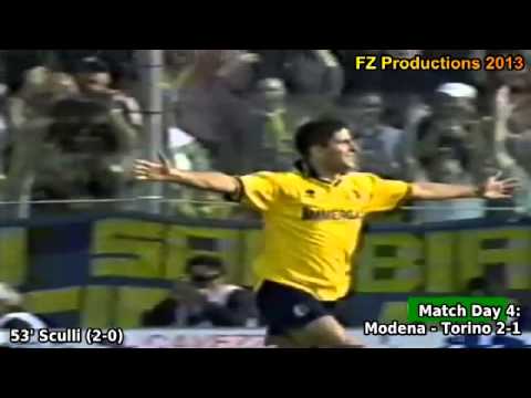 Serie A 2002-2003, day 4: Modena - Torino 2-1 (Sculli 2nd goal)