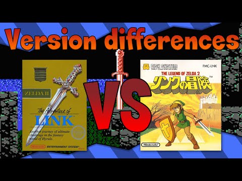 Version differences - Zelda 2: NES Vs FDS