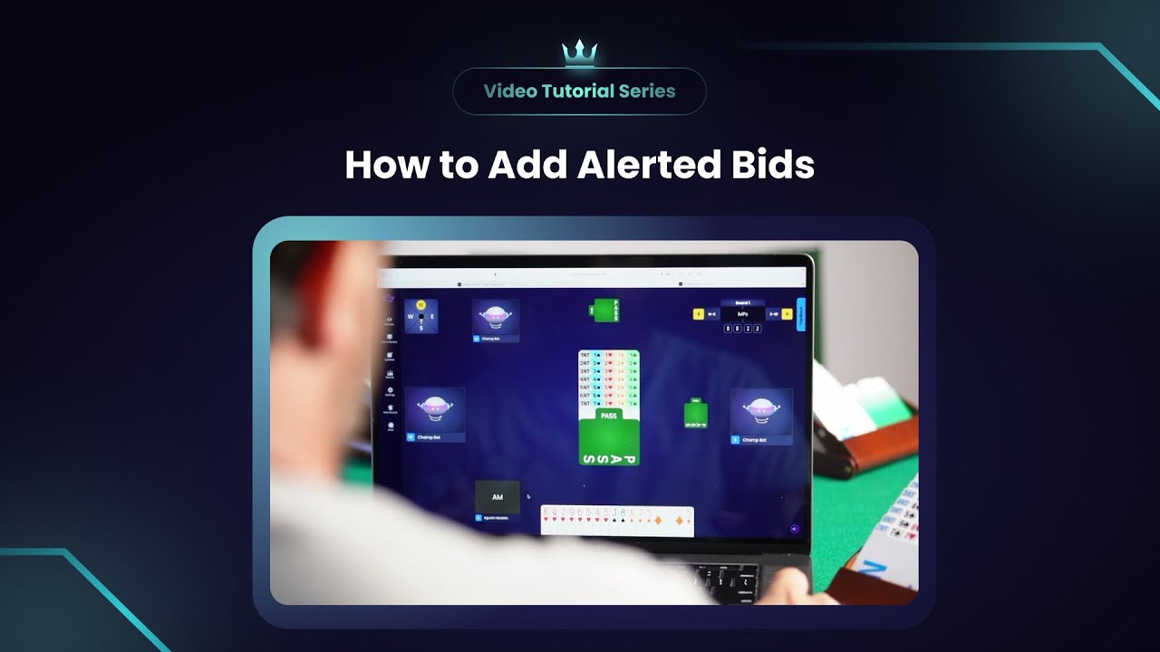 How to Add Alerted Bids in Bridge Champ