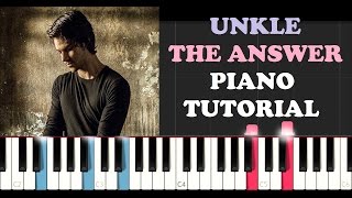 American Assassin - Official Trailer Song (Unkle - The Answer)(Piano Tutorial)