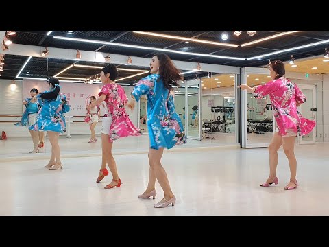 기장갈매기 by 나훈아| H Beginner| line dance| 트로트 라인댄스| 사단법인위더스코리아