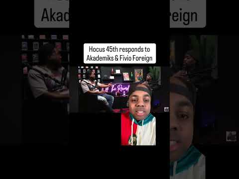 Hocus 45th responds to DJ Akademiks and Fivio Foreign clowning the Drop My Flag Challenge 
