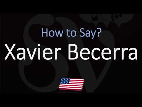 How to Pronounce Xavier Becerra? (CORRECTLY)