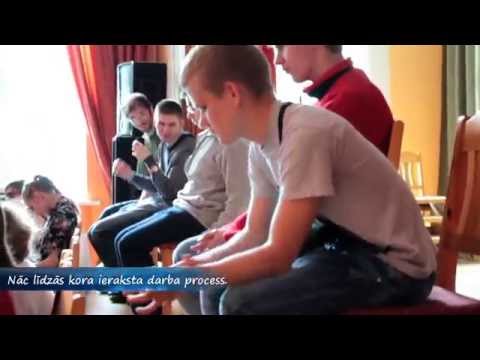 Nāc līdzās kora ieraksta darba process