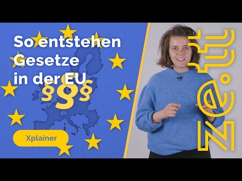 So entstehen Gesetze in der Europäischen Union